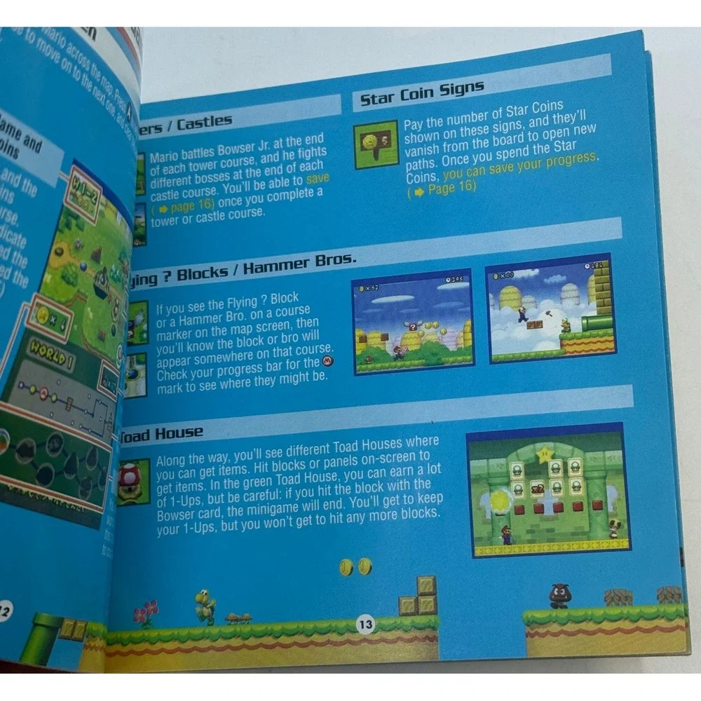 New Super Mario Bros Nintendo DS Manual Only Instruction Booklet 60460A